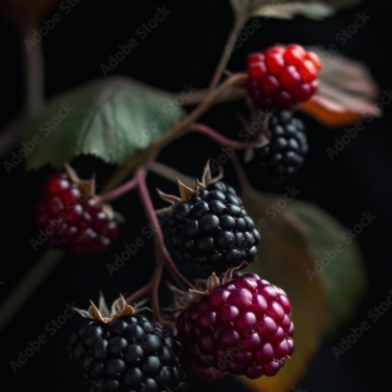 Apache Thornless Blackberry (Rubus fruticosus 'Apache') 4" Live potted plant